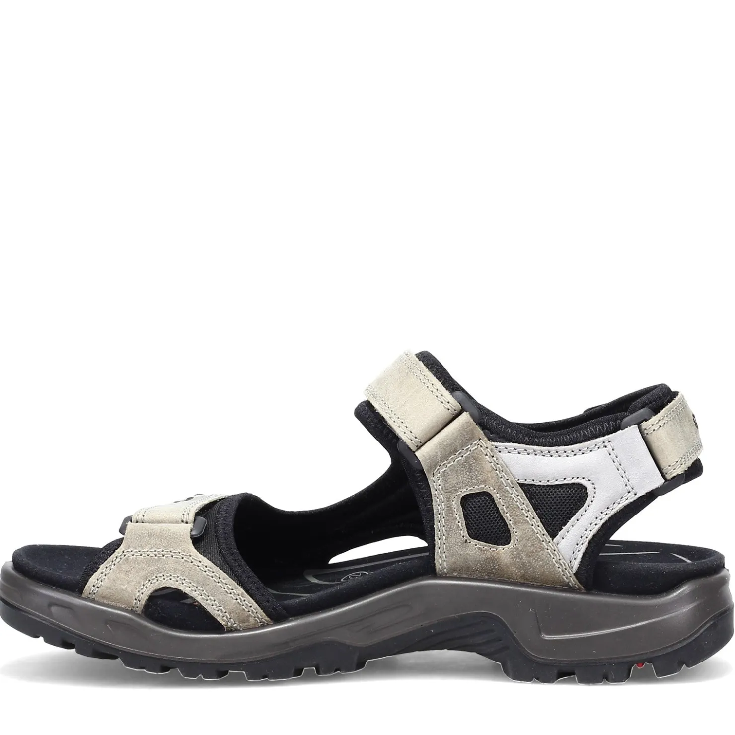 Sandals*ECCO Men's , Yucatan Sandal Grey Multi