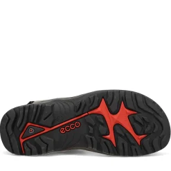 Sandals*ECCO Men's , Yucatan Sandal Grey Multi