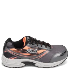 Sneakers & Athletics*Fila Men's , Meiera 2 SR CT Work Shoe Grey Orange