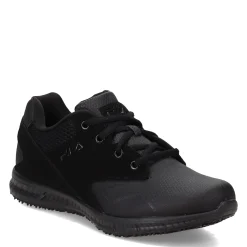 Work & Safety*Fila Men's , Memory Layers SR Work Shoe - Wide Width Black