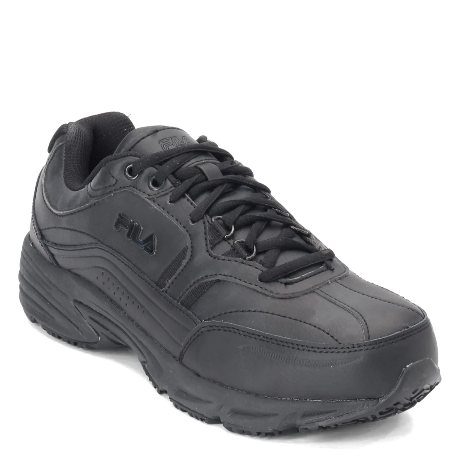 Sneakers & Athletics*Fila Men's , Memory Workshift Slip Resistant Composite Toe Work Shoe Black