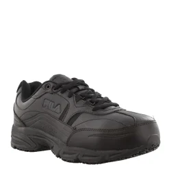 Sneakers & Athletics*Fila Men's , Memory Workshift Slip Resistant Composite Toe Shoe Black/Black/Black