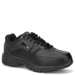 Sneakers & Athletics*Fila Men's , Memory Workshift Slip Resistant Composite Toe Shoe - Wide Width Black