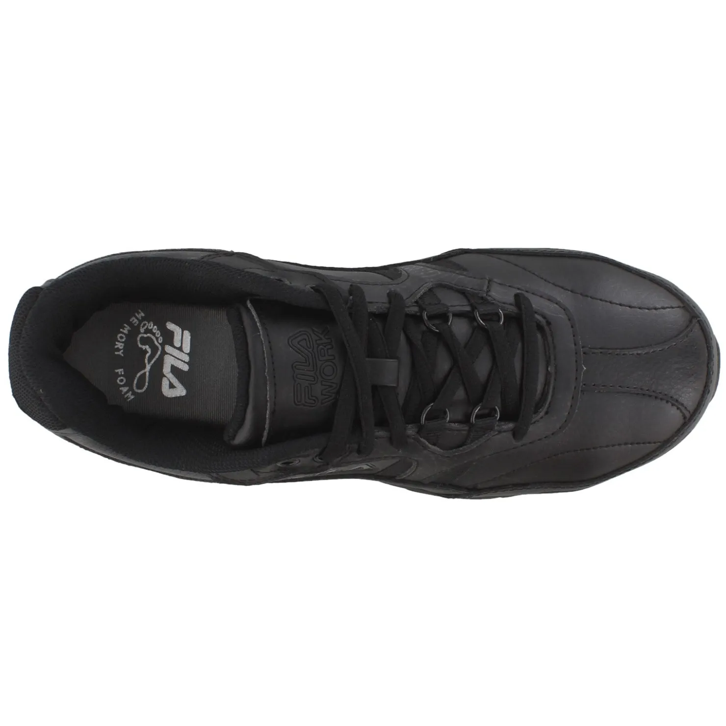 Sneakers & Athletics*Fila Men's , Memory Workshift Slip Resistant Composite Toe Shoe - Wide Width Black