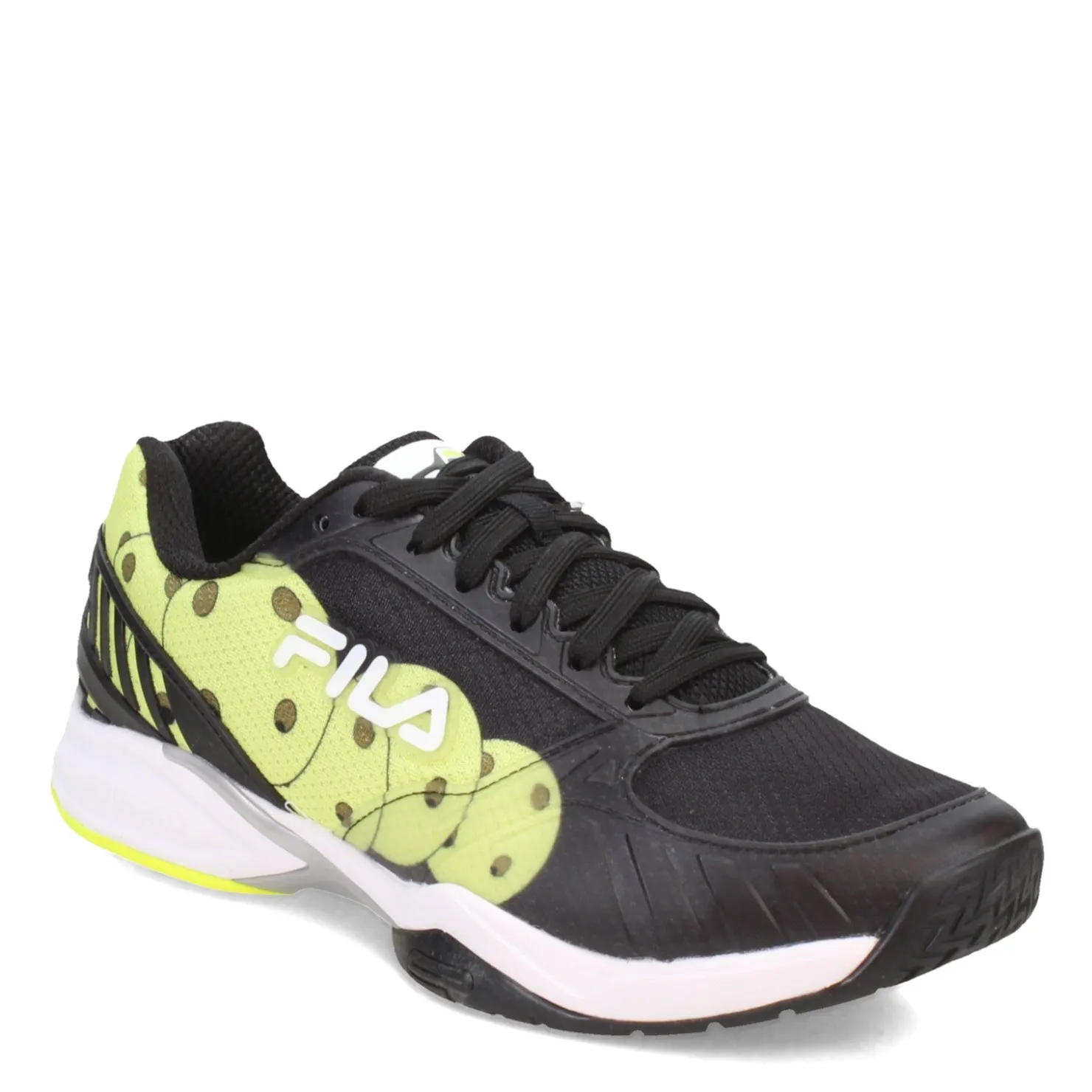 Sneakers & Athletics*Fila Men's , Volley Zone Pickleball Shoe Black/White/Sfty