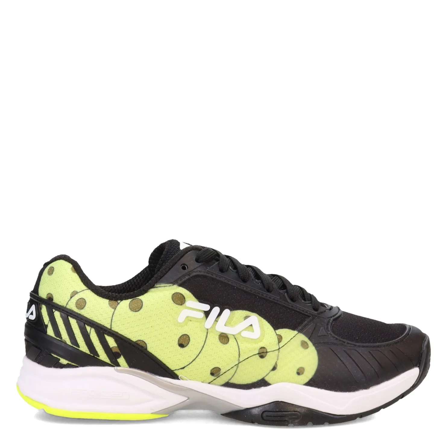 Sneakers & Athletics*Fila Men's , Volley Zone Pickleball Shoe Black/White/Sfty