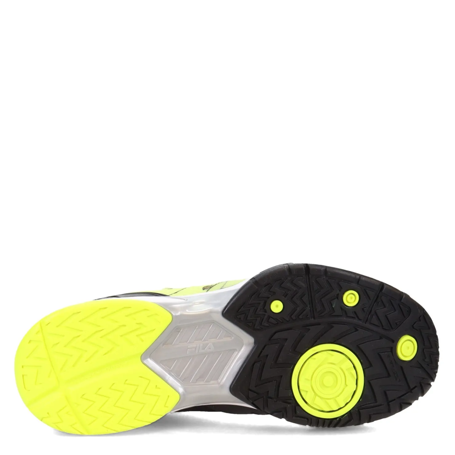 Sneakers & Athletics*Fila Men's , Volley Zone Pickleball Shoe Black/White/Sfty