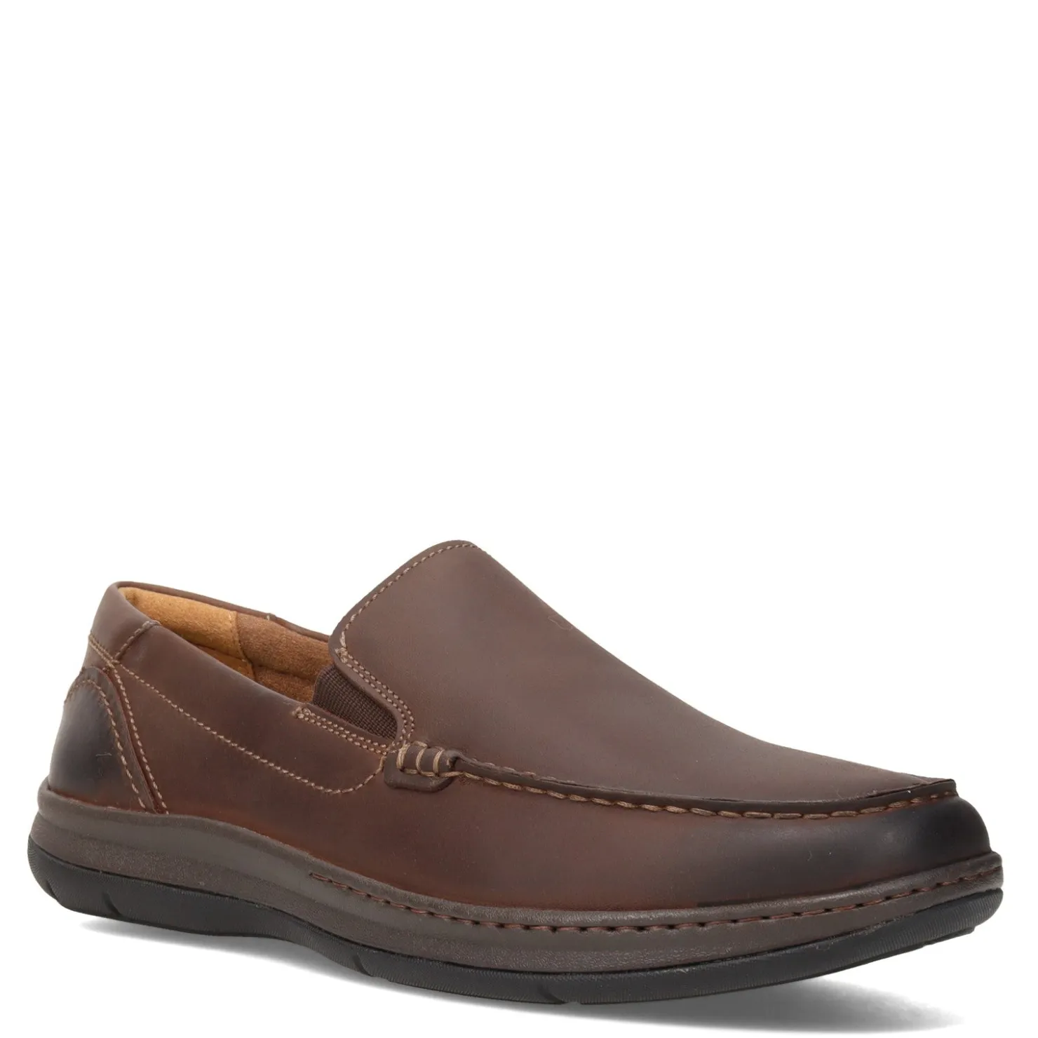 Slip-On Shoes*Florsheim Men's , Central Moc Toe Venetian Loafer Brown