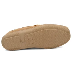 Slippers*Florsheim Men's , Cozzy Moc Toe Slipper Sand