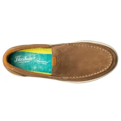 Loafers*Florsheim Men's , Crossover Moc Toe Slip-On Mushroom