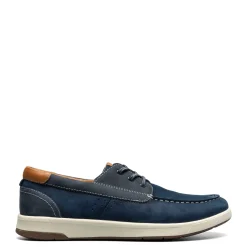 Boat Shoes*Florsheim Men's , Crossover Moc Toe Boat Shoe Navy