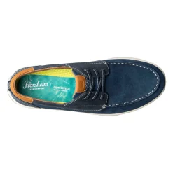 Boat Shoes*Florsheim Men's , Crossover Moc Toe Boat Shoe Navy
