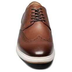 Dress*Florsheim Men's , Dash Wingtip Oxford Cognac