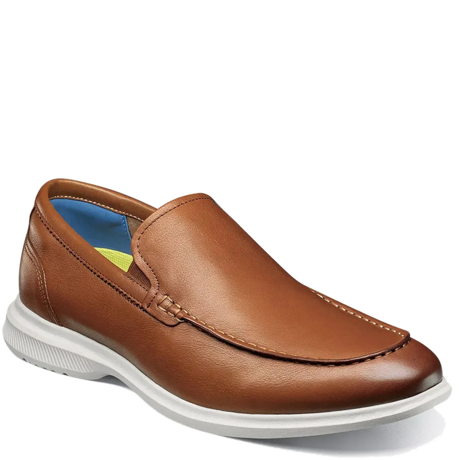 Loafers*Florsheim Men's , Hamptons Moc Toe Venetian Loafer Cognac