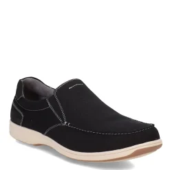 Slip-On Shoes*Florsheim Men's , Lakeside Canvas Moc Slip On Black