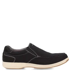 Slip-On Shoes*Florsheim Men's , Lakeside Canvas Moc Slip On Black