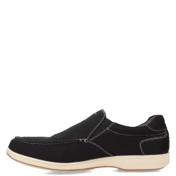 Loafers*Florsheim Men's , Lakeside Canvas Moc Slip On Black
