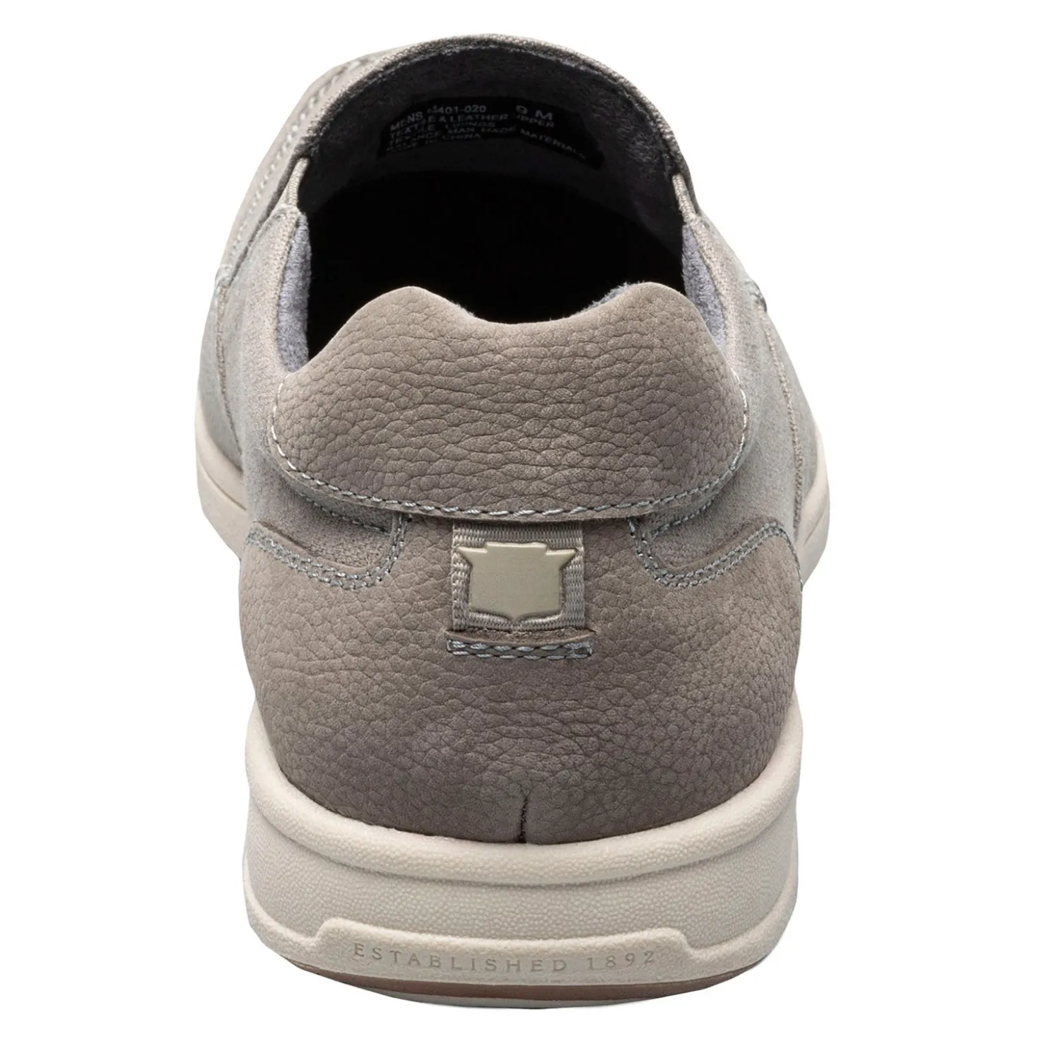 Slip-On Shoes*Florsheim Men's , Lakeside Canvas Moc Slip On Grey