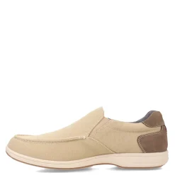Loafers*Florsheim Men's , Lakeside Canvas Moc Slip On Sand
