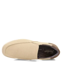 Loafers*Florsheim Men's , Lakeside Canvas Moc Slip On Sand