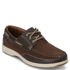 Boat Shoes*Florsheim Men's , Lakeside Oxford Boat Shoe Brown Nubuck
