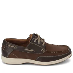 Boat Shoes*Florsheim Men's , Lakeside Oxford Boat Shoe Brown Nubuck