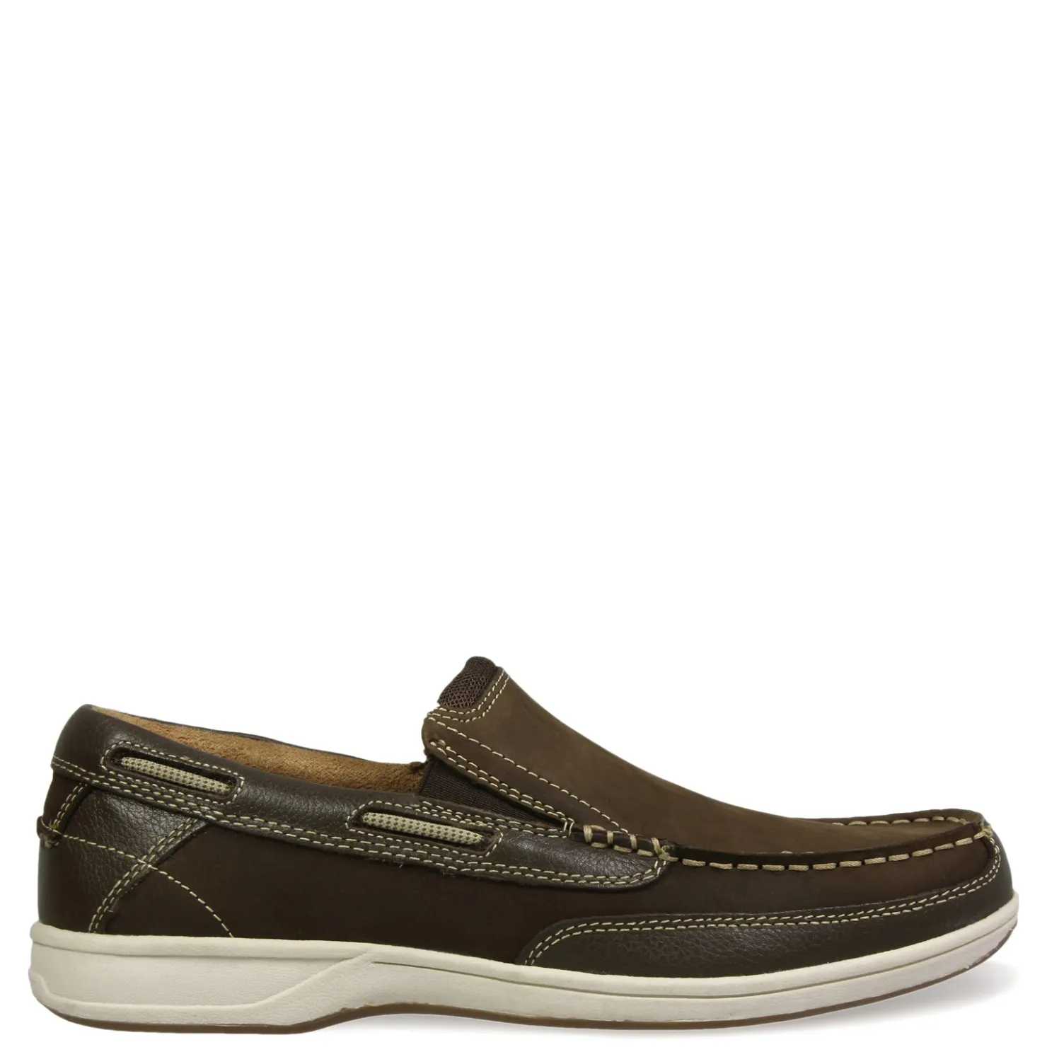 Slip-On Shoes*Florsheim Men's , Lakeside Slip-On Brown Nubuck