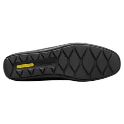Loafers*Florsheim Men's , Motor Moc Toe Bit Driver Black Smooth