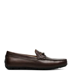 Loafers*Florsheim Men's , Motor Moc Toe Bit Driver Brown Smooth
