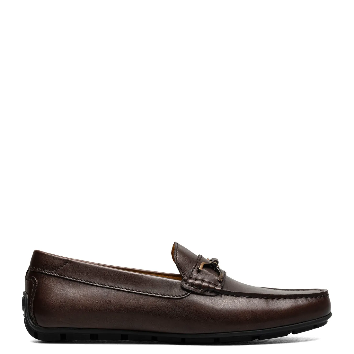 Loafers*Florsheim Men's , Motor Moc Toe Bit Driver Brown Smooth