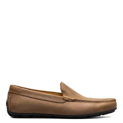 Dress*Florsheim Men's , Motor Moc Toe Venetian Driver Brown Crazy Horse