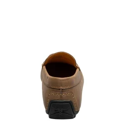 Dress*Florsheim Men's , Motor Moc Toe Venetian Driver Brown Crazy Horse