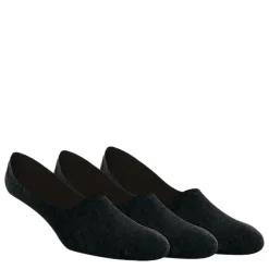 Socks*Florsheim Men's , No Show Basic Liner Socks - 3 Pack Black