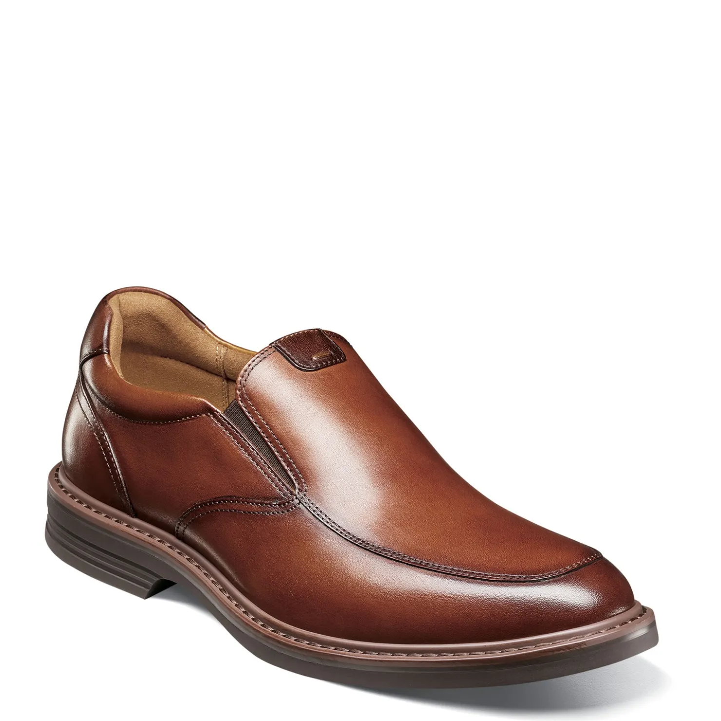Slip-On Shoes*Florsheim Men's , Norwalk Moc Toe Slip-On Cognac