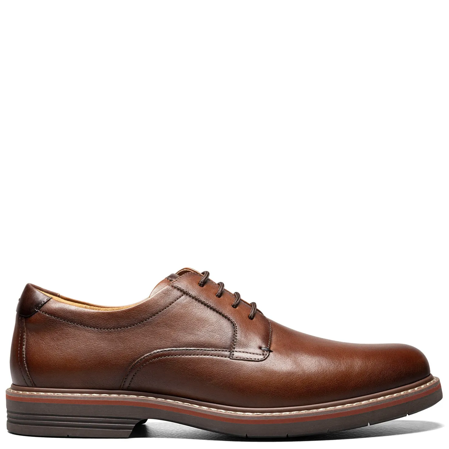 Dress*Florsheim Men's , Norwalk Plain Toe Oxford Cognac