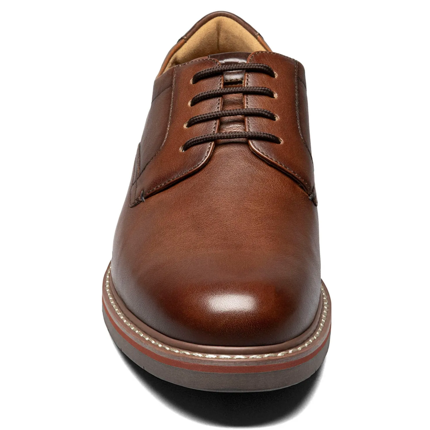 Dress*Florsheim Men's , Norwalk Plain Toe Oxford Cognac