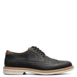 Dress*Florsheim Men's , Norwalk Wingtip Oxford Black Crazy Horse