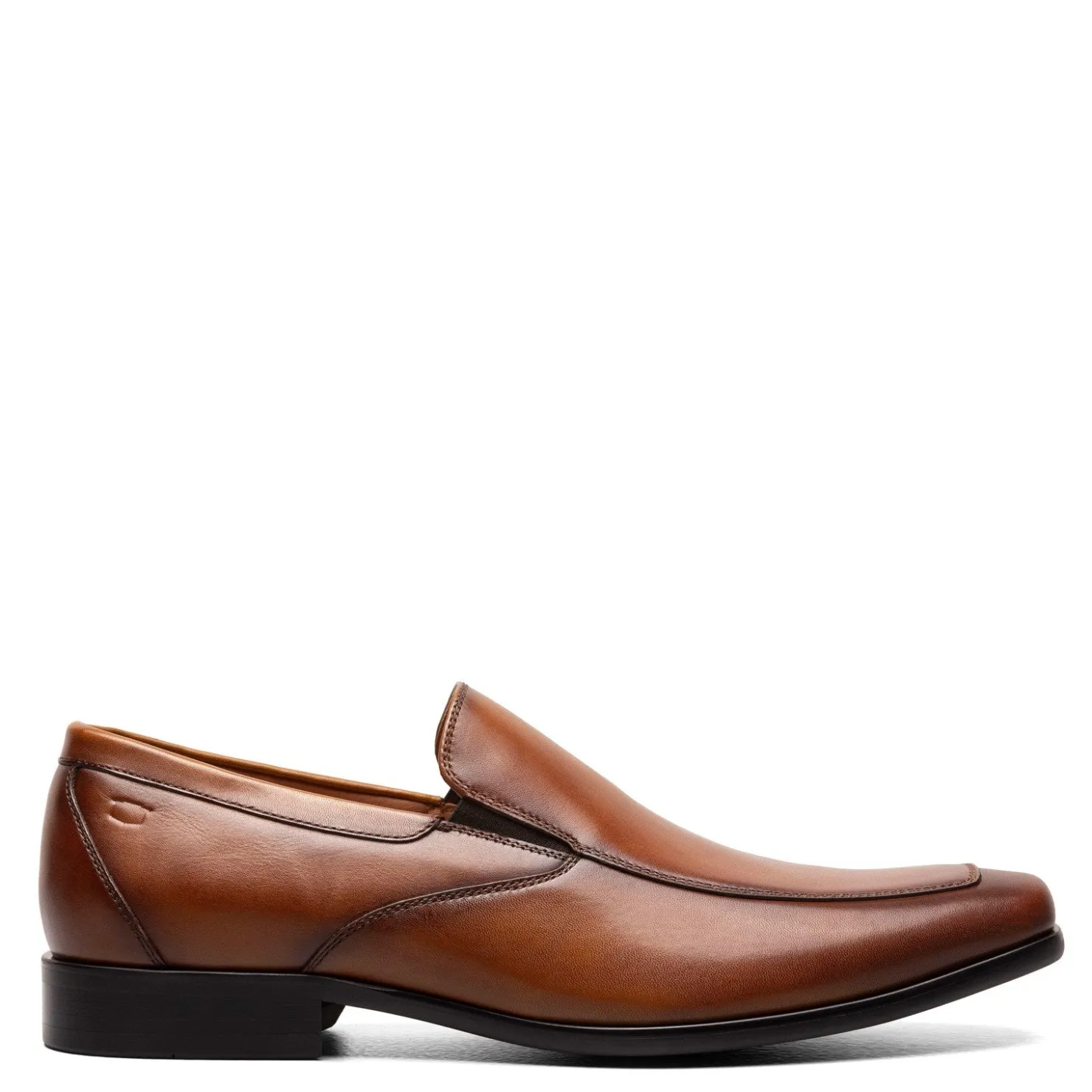 Slip-On Shoes*Florsheim Men's , Postino Moc Toe Venetian Slip-On Cognac Smooth
