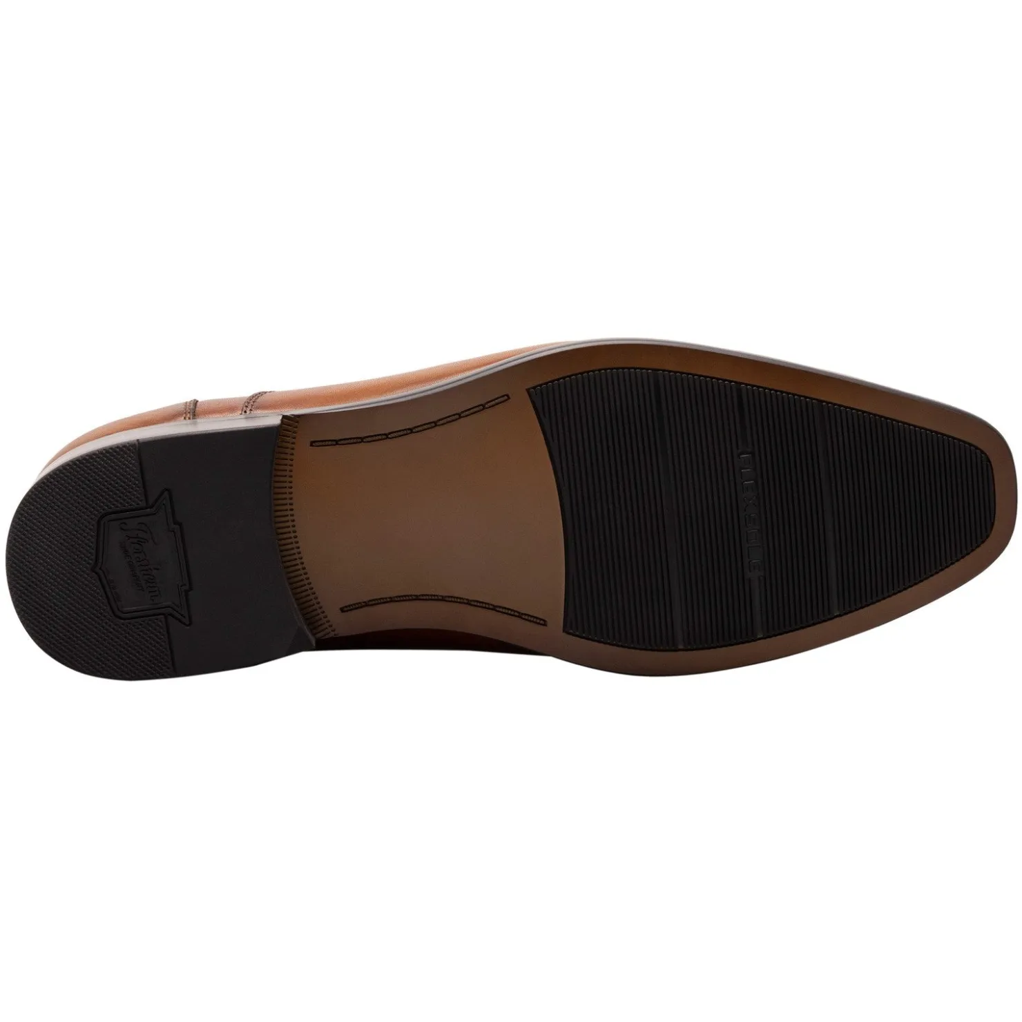 Slip-On Shoes*Florsheim Men's , Postino Moc Toe Venetian Slip-On Cognac Smooth