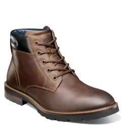 Boots*Florsheim Men's , Renegade Plain Toe Chukka Brown Crazyhorse