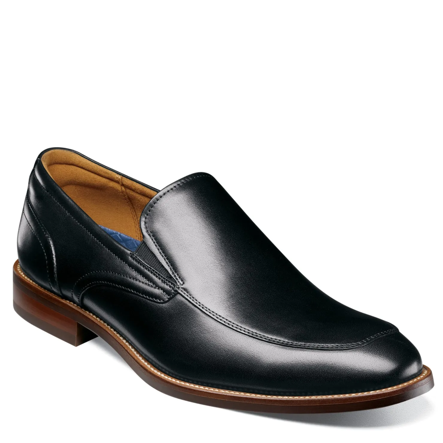 Dress*Florsheim Men's , Rucci Moc Toe Slip-On Black