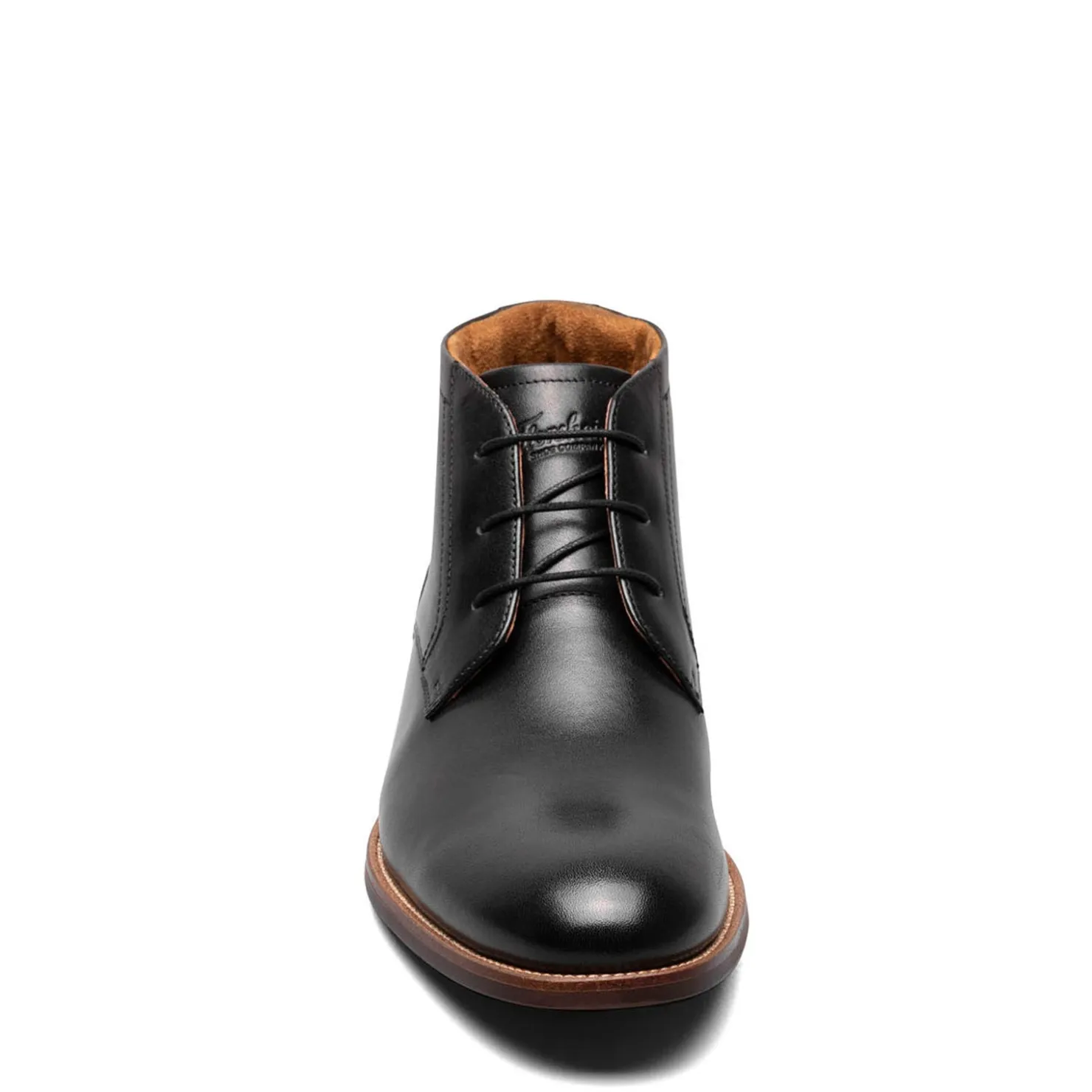 Dress*Florsheim Men's , Rucci Plain Toe Chukka Boot Black Smooth