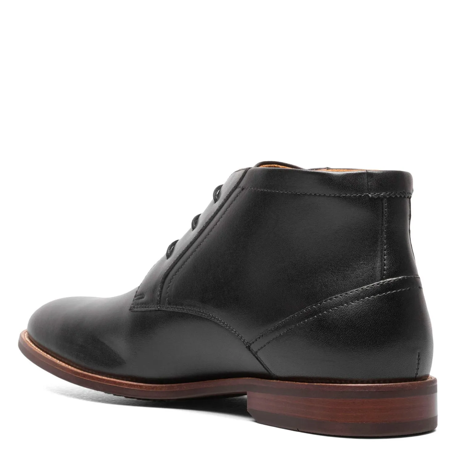 Dress*Florsheim Men's , Rucci Plain Toe Chukka Boot Black Smooth