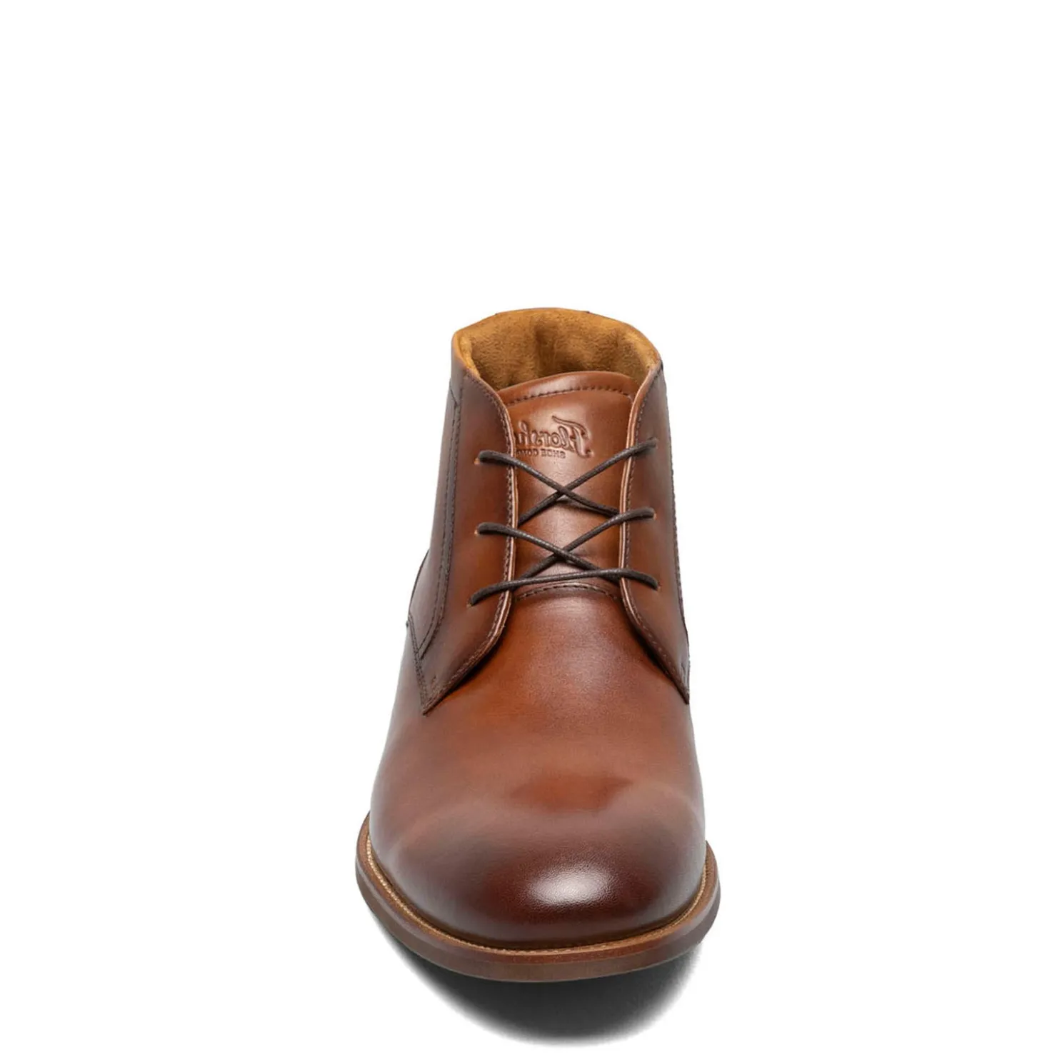 Boots*Florsheim Men's , Rucci Plain Toe Chukka Boot Cognac Smooth