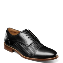 Dress*Florsheim Men's , Rucci Weave Cap Toe Oxford Black