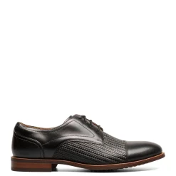 Dress*Florsheim Men's , Rucci Weave Cap Toe Oxford Black