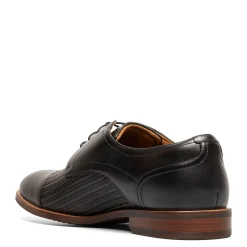 Dress*Florsheim Men's , Rucci Weave Cap Toe Oxford Black