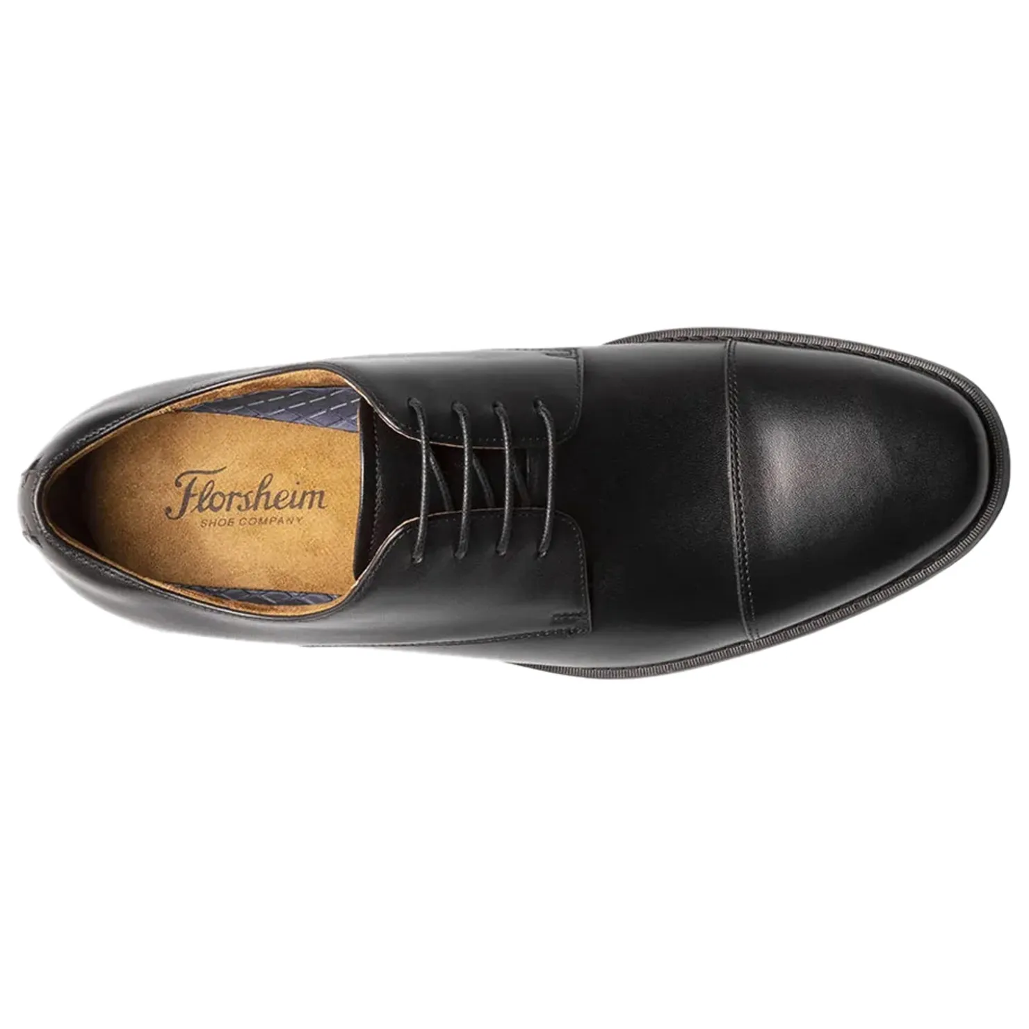 Dress*Florsheim Men's , Santucci Cap Toe Oxford Black
