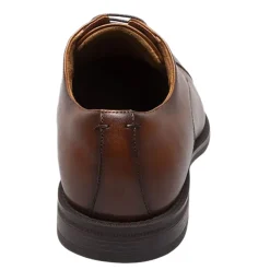 Dress*Florsheim Men's , Santucci Cap Toe Oxford Cognac