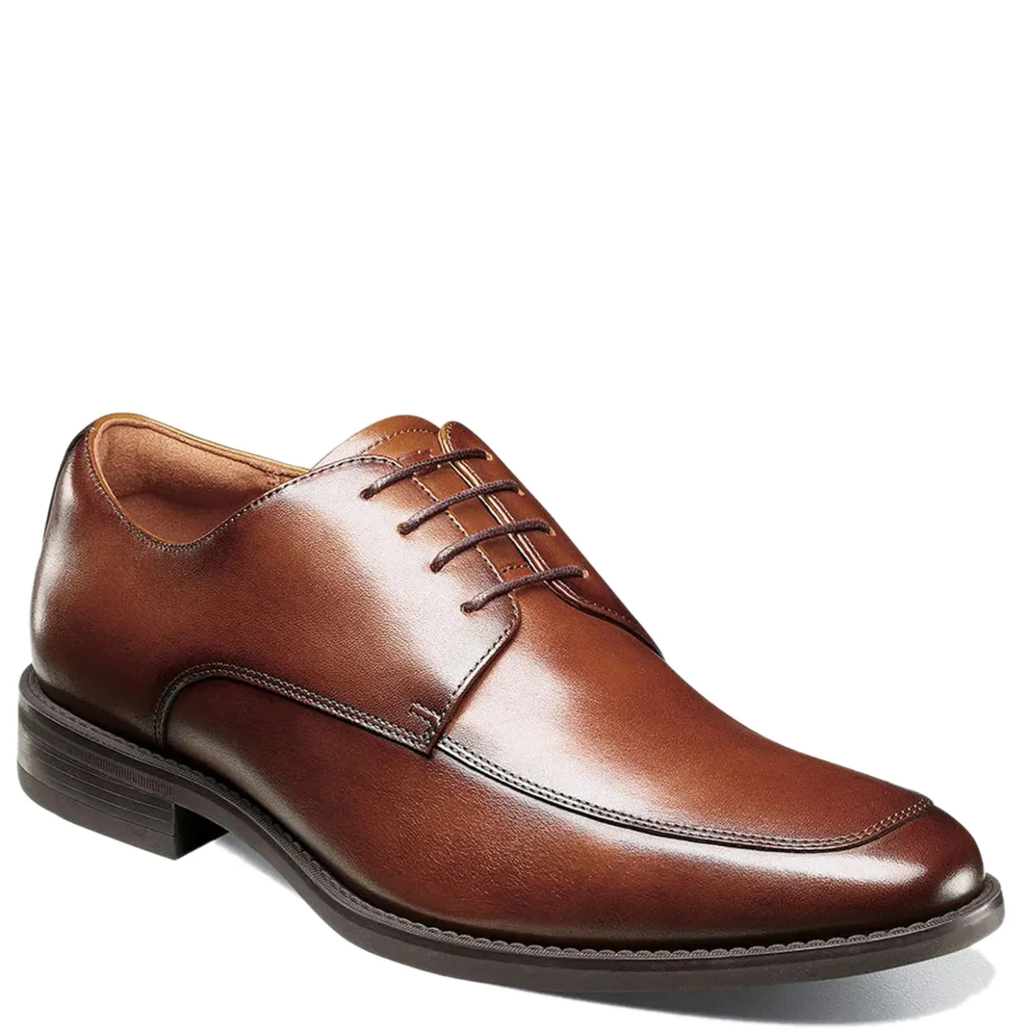 Dress*Florsheim Men's , Santucci Moc Toe Oxford Cognac
